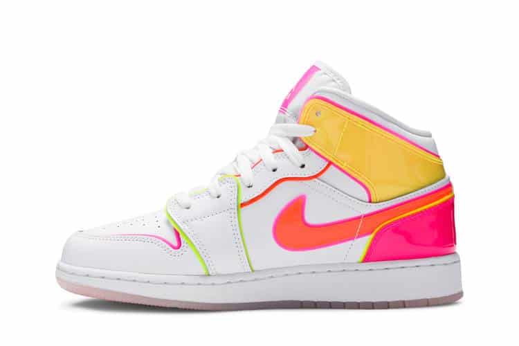 Air Jordan 1 Mid SE GS Edge Glow - Pk-Kicks