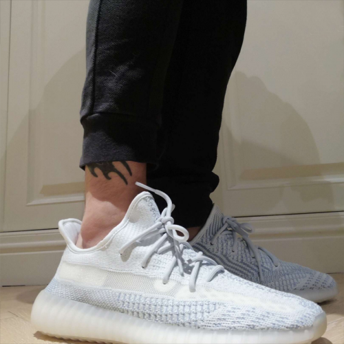 Yeezy Boost 350 V2 Cloud White - Reflective photo review
