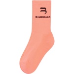 Balenciaga Ribbed-knit Logo-intarsia Socks