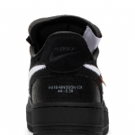 Off-White X Nike Air Force 1 Low Black Cone - Image 6