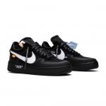 Off-White X Nike Air Force 1 Low Black Cone - Image 4