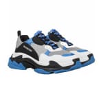 Balenciaga Triple S Sneaker Grey Black Sapphire Blue - Image 2