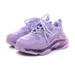 Balenciaga Lilac Purple Triple S Clear Sole Chunky Sneakers - Image 2