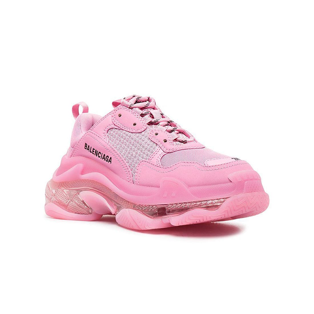 Balenciaga Triple S Clear Sole Pink Shoes Sneakers - Pk-Kicks