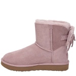 Pink ugg1103652 Classic Double Bow Mini