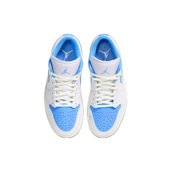 Nike Air Jordan 1 Low Se 'flame Swoosh - University Blue' - Pk-Kicks
