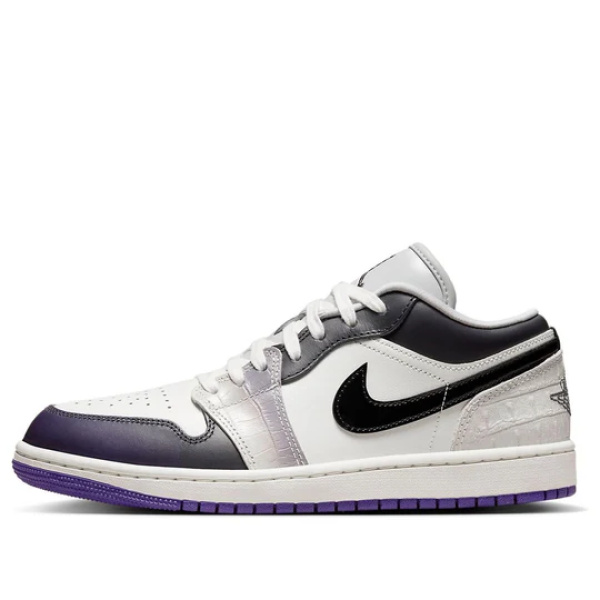 (WMNS) Air Jordan 1 Low SE 'Punk Rock' white/purple