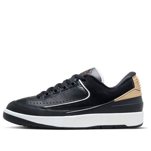 (WMNS) Air Jordan 2 Retro Low 'Black Metallic Gold'