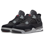 Air Jordan 4 Retro SE Black Canvas - Image 5